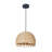 Modern 14" Rattan Pendant Light