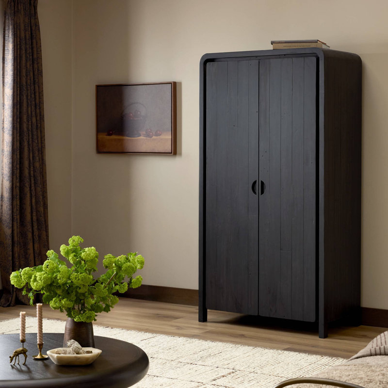Nedra Armoire, Black Reclaimed