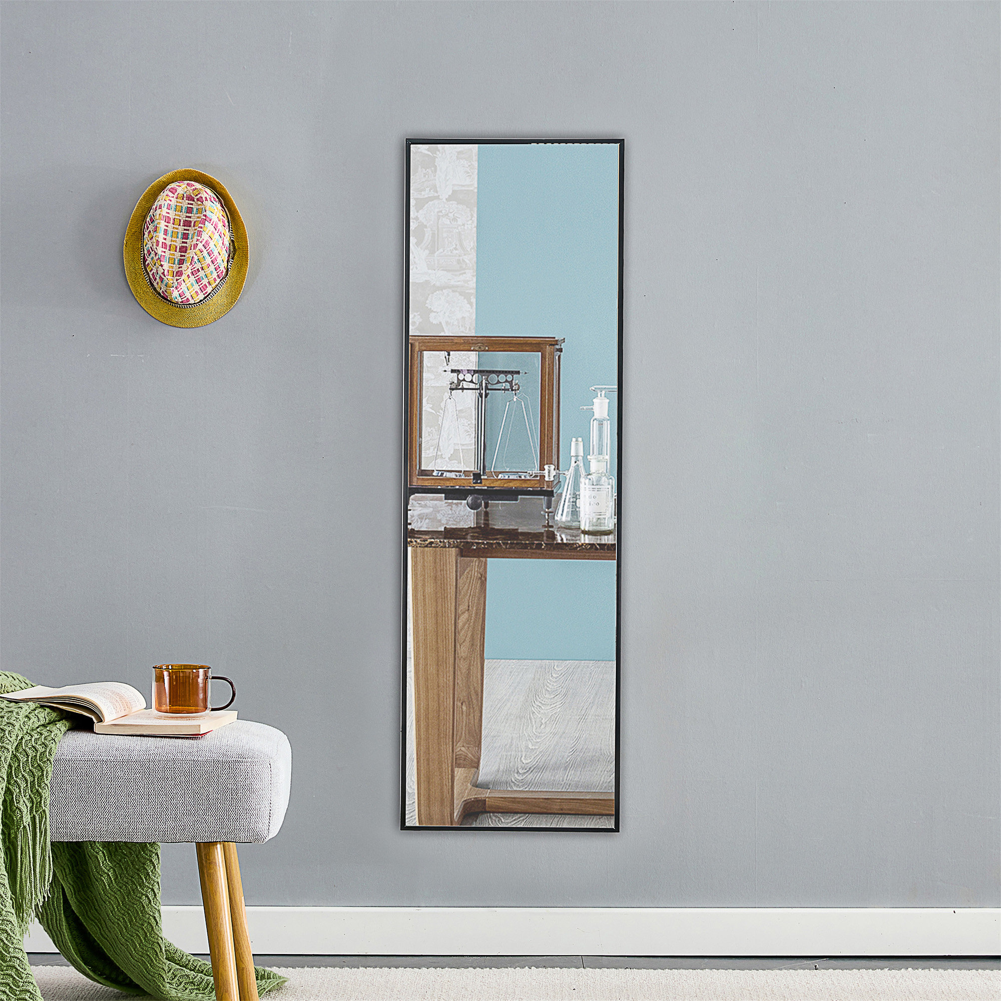 Ebern Designs Full Length Mirror Aluminium Alloy Metal Frame Wall