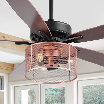 Sherranda 52'' Ceiling Fan with Light Kit