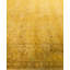 Overdyed Hand-Knotted Wool Modern-Contemporary Gold Area Rug 9' 3" x 12' 2"