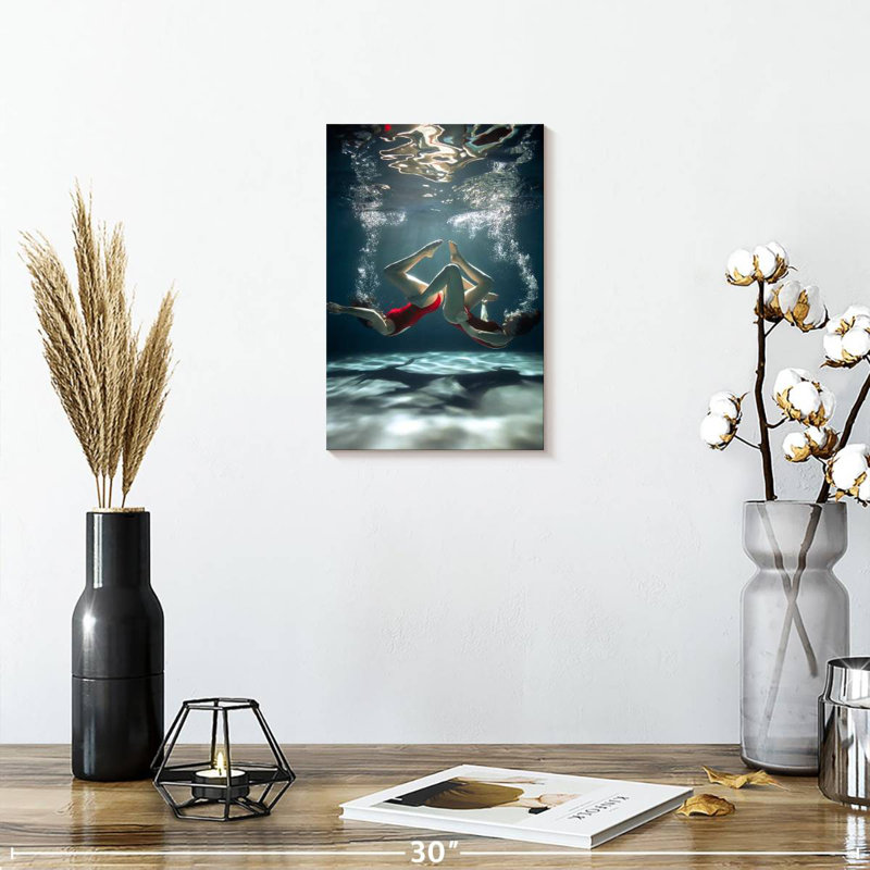 Sireci Synchronized Swimming Duo, 12" H x 8" W