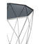 Aiden Glass Top Frame End Table