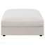 Repose-pieds carré rembourré - Beige-130674735