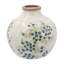 Vase en céramique 7,9 x 7,9 x 7,9 po avec motif de baies bleues
