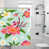 Motif floral vert