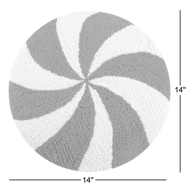 Candy Cane Hook Pillow