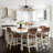 Modern Sputnik Chandelier With Adjustable Height, 6-Light Mid Century Pendant Light Fixture For Dining Room, Living Room, And Kitchen Island