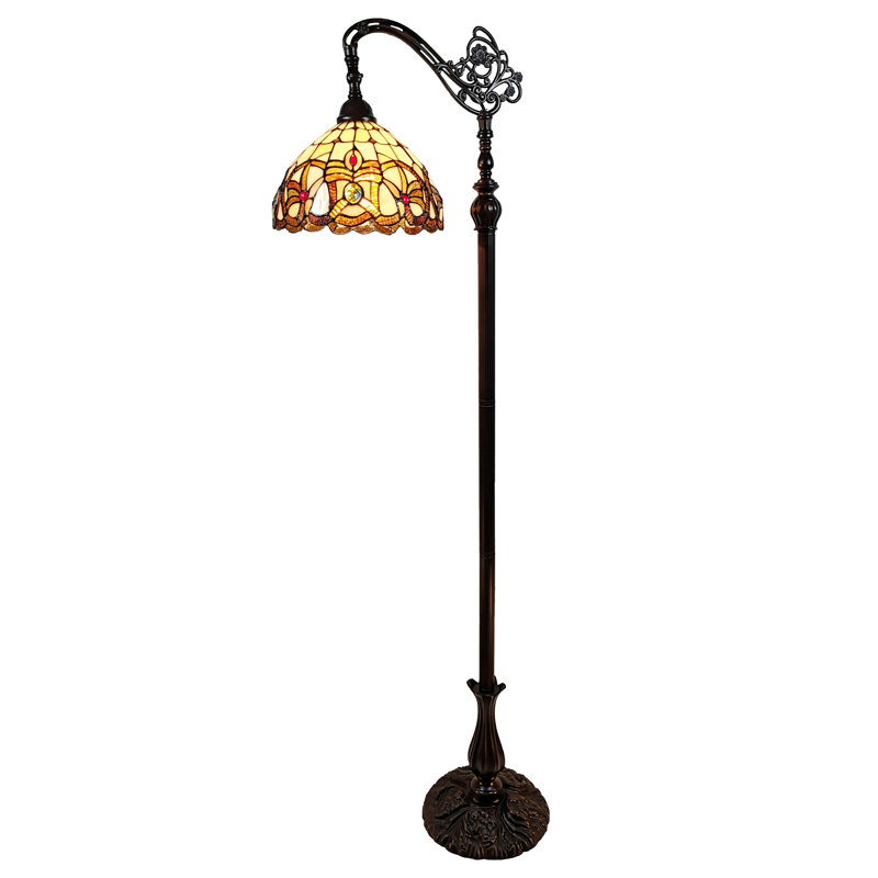 Hauge 62'' Dark Bronze Arched Floor Lamp