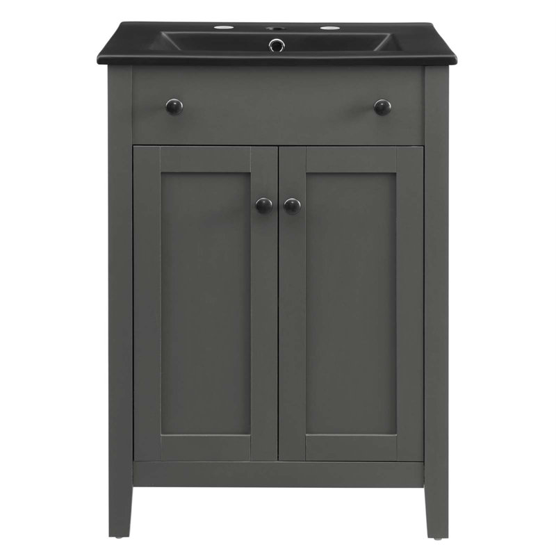 Modway Nantucket 24" Bathroom Vanity, Gray