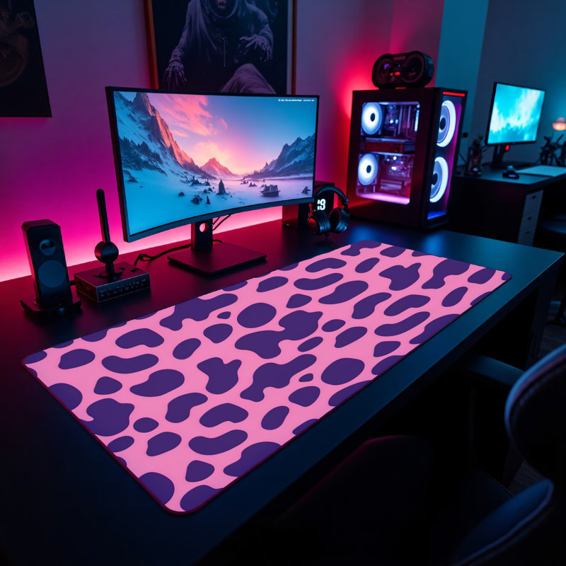 Polyester Desk Pad, 31.5x15.5