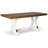 Josanna Extendable Metal Base Dining Table