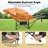 Camping Lounge Chair Adjustable Reclining Lounge Chair W/ Removable Footrest-933711800