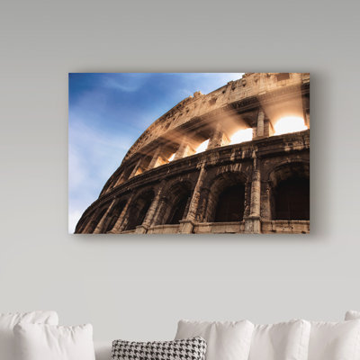 Dyara «Rome Colosseum», reproduction de photo sur toile tendue