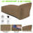 Outdoor Chaise Lounge Chair, Patio Sunbed Sofa Uv Resistant Waterproof Couch Reclining Sunbathing Bed Comfy Daybed For Garden, Pool, Beach-1076911140