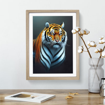 Striking Tiger No.2 - Framed Print