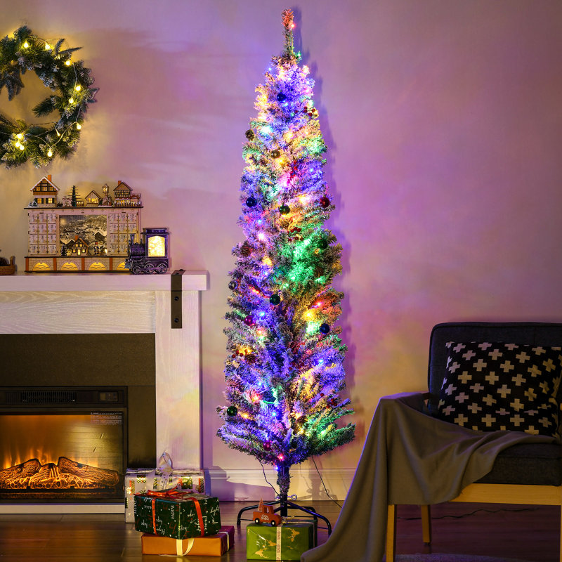 6' H Lighted Artificial Christmas Tree