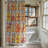 Lardner Patchwork Shower Curtain-1373628412