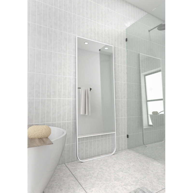 Modern & Contemporary Full Length Mirror, White