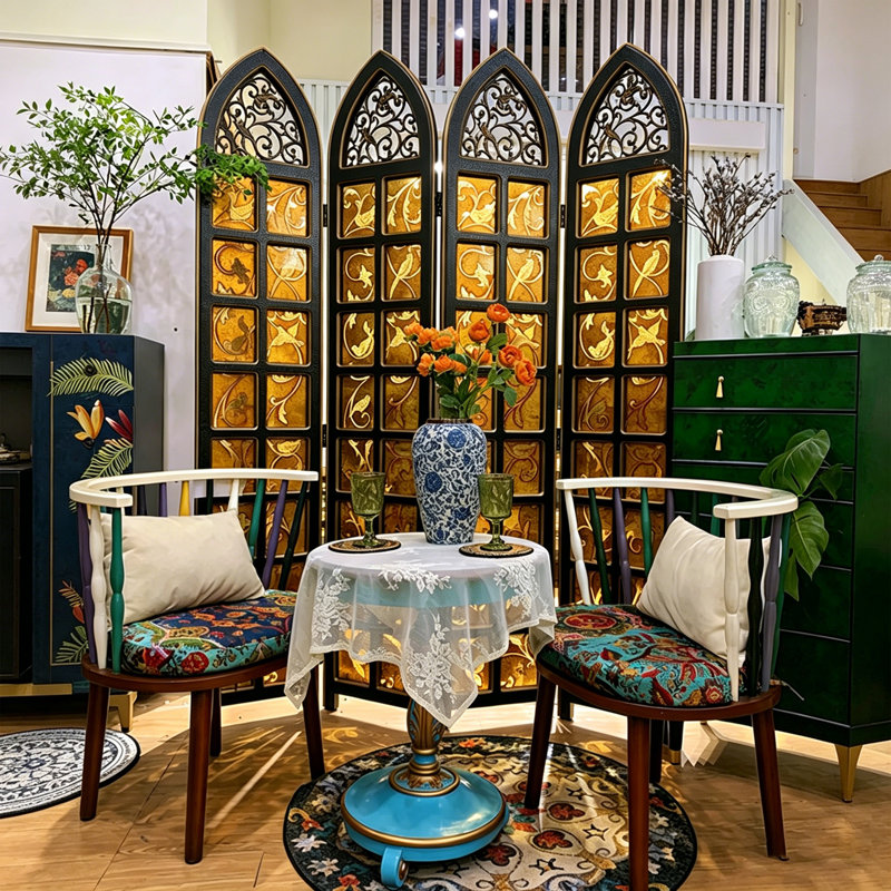 Paravent Mid-Century