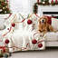 Jeté Elegant Christmas Ornament Ribbon Motif Ornaments, 30 x 40 po
