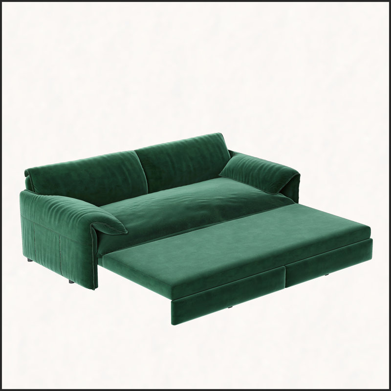 Latitude Run® Versatile 66 Inch Queen Pull Out Sofa Bed, 3-in-1 ...