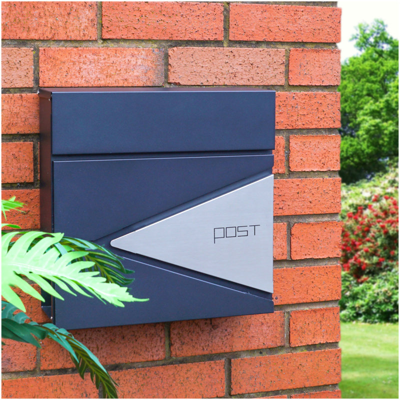 Amarra Metal Wall Mounted Post Box