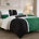 Green/Black/Cream White