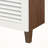 Diora White & Oak Finish 4-Shelf & 1-Drawer Shoe Storage Cabinet, 34.3" H X 30.48" W X 14.33" D
