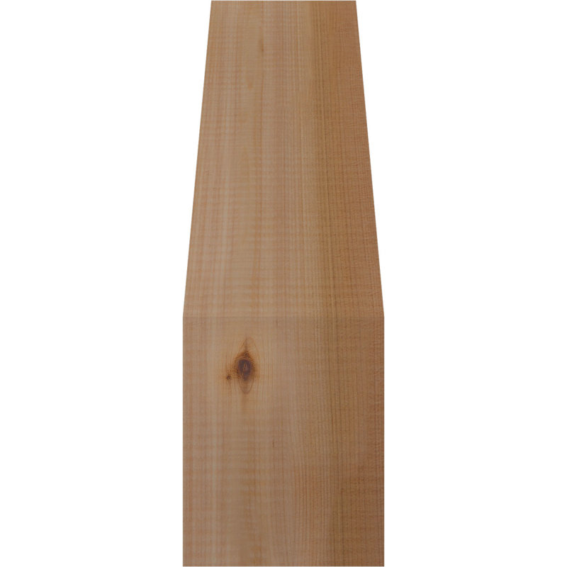Westlake Knee Brace, Western Red Cedar, 18" H x 5.5" W x 10" D, Smooth