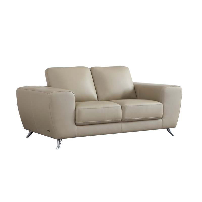 Holsworthy Upholstered 71'' Loveseat, Taupe