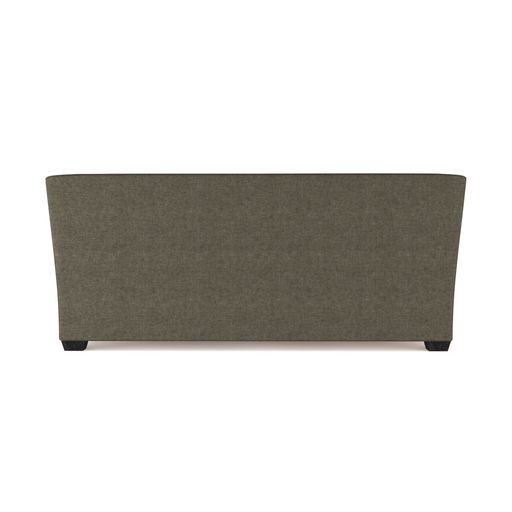 Rivington Flare Square Track-Arm Loveseat, 31" H x 72" W x 37" D, Vintage Leather Graphite, Ebony