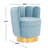 Skye Velvet Barrel Chair-313669085