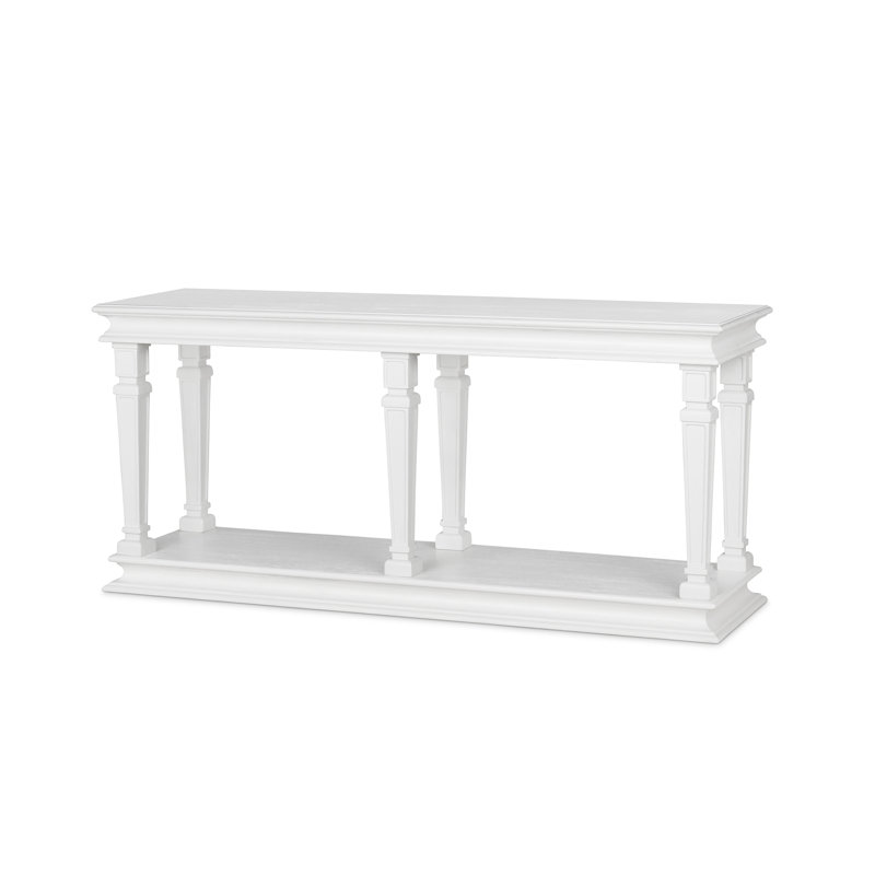 Console Table, 31" H x 68" W x 20" D, White