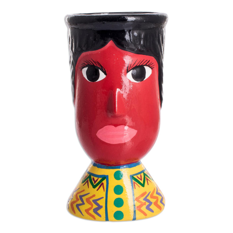 Handmade Ceramic Statue Planter