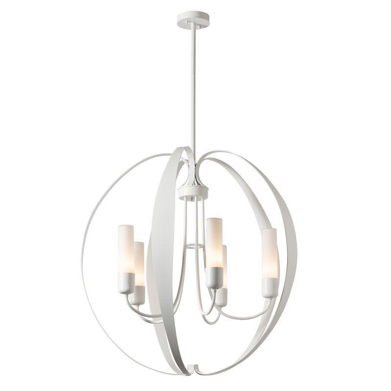 Pomme 5 - Light Outdoor Pendant, Opal Glass, Coastal White