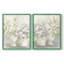 Impression florale délavée I-Premium - prêt à accrocher - aucun clou requis - aucun clou requis-107998110-107998112