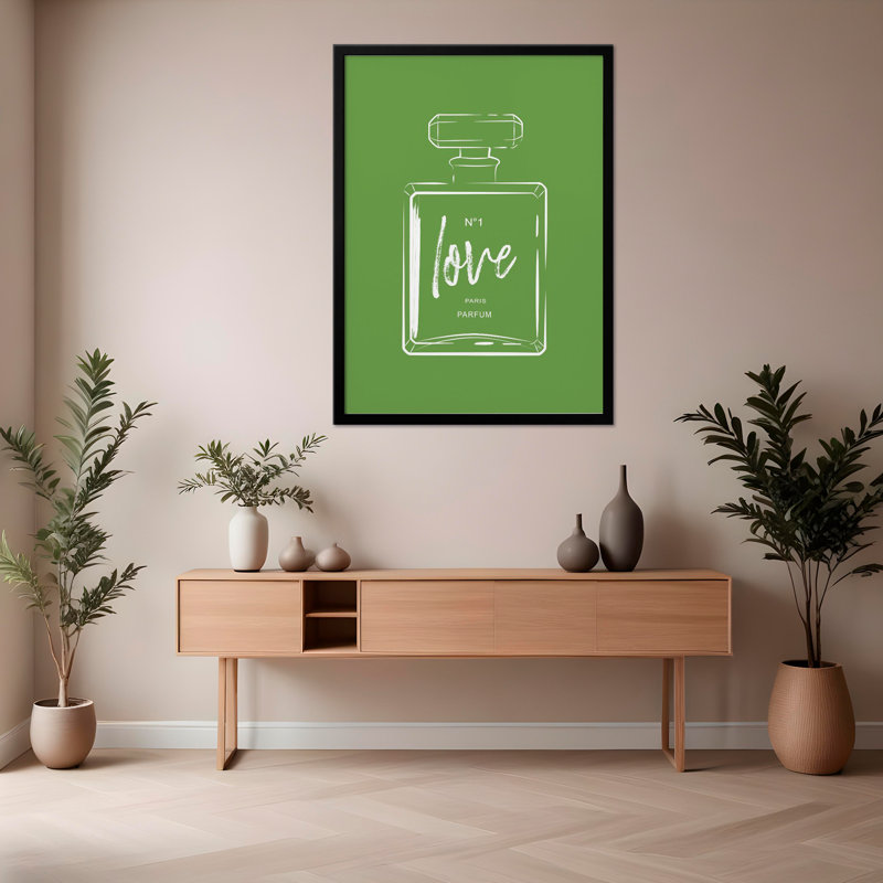 Green Perfume Print by Martina, 20" H x 16" W