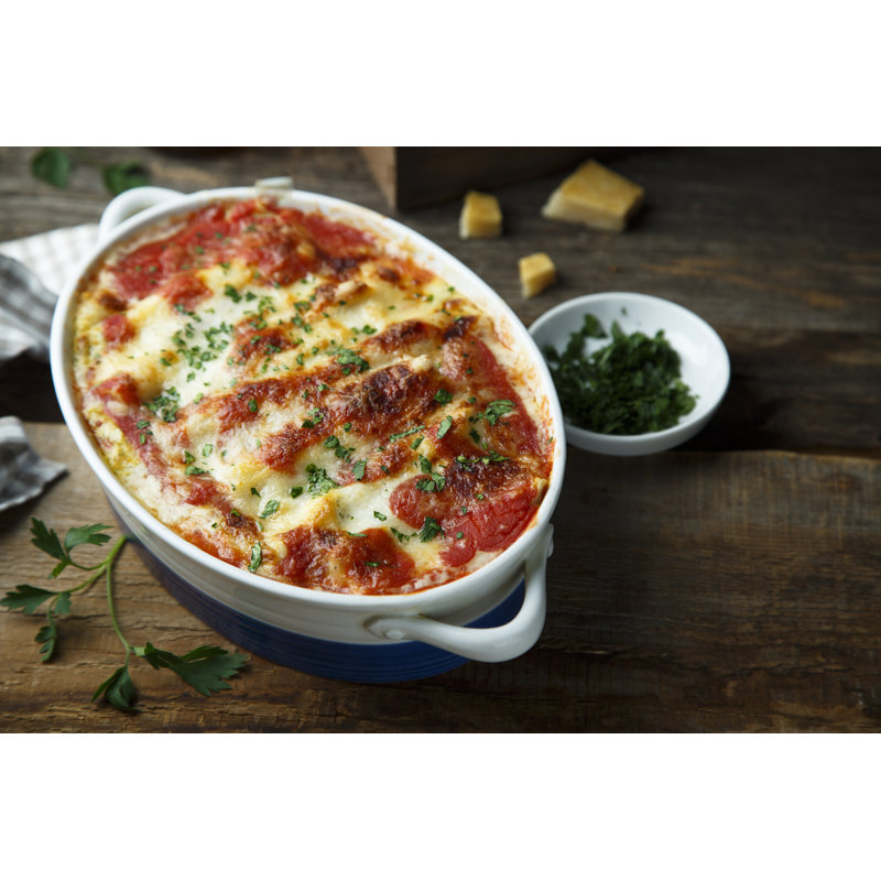 Baked Cannelloni by Mariha-kitchen - Wrapped Canvas Print, 30cm H x 46cm W x 3.8cm D