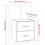 Jaicarious Wall-mounted Bedside Cabinet-1870329709
