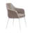 Teegan 19'' H Upholstered Metal Armchair-438107530-463156451