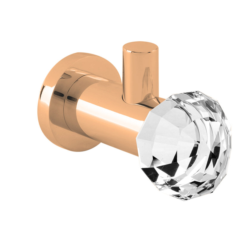 Rock Wall Mounted Robe Hook, Rose Gold