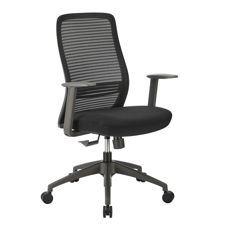 Chaise de bureau Gizia, Noir