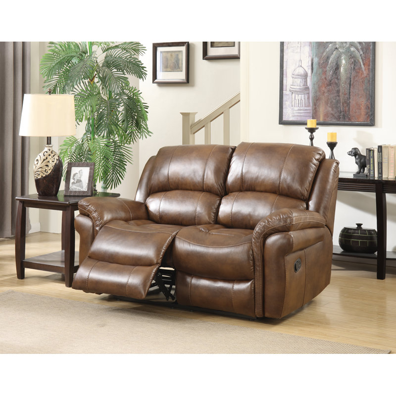 Arles 2 Seater Reclining Loveseat, Power, Tan