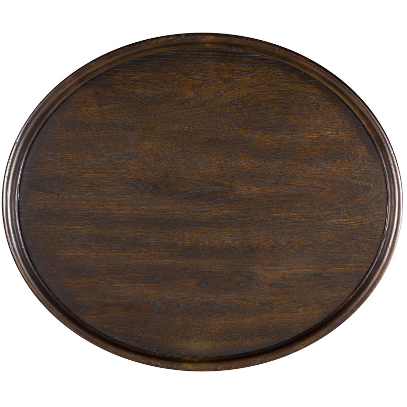 Solid Wood Tray Top End Table, Graphite
