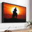 «Sunset Cowboy», reproduction sur toile-1777281378