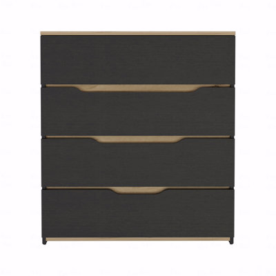 Commode, plateau supérieur, quatre tiroirs