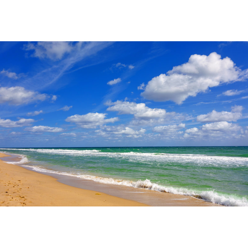 Ocean Beach by Benedek - No Frame Art Prints on Canvas, 61cm H x 91cm W