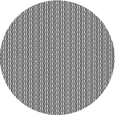 Tapis géométrique gris