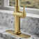 Kohler Crue Single Handle Pull Down Kitchen Faucet with Three-Function Pull Down Sprayer